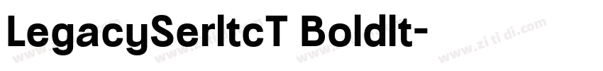 LegacySerltcT Boldlt字体转换